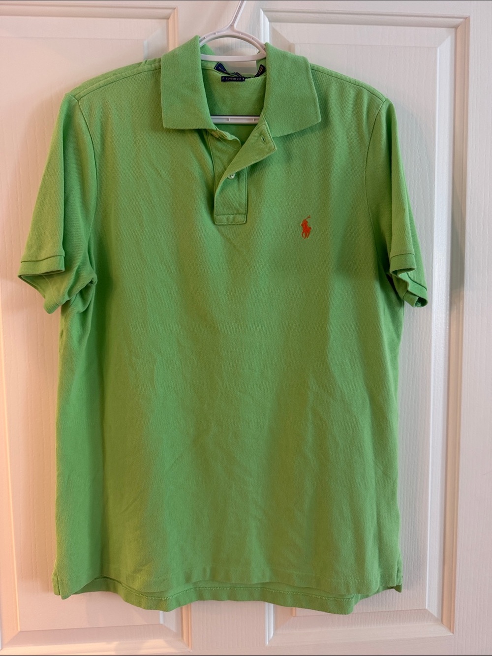 Ralph Lauren Lime Green Polo with Embroidered Pony